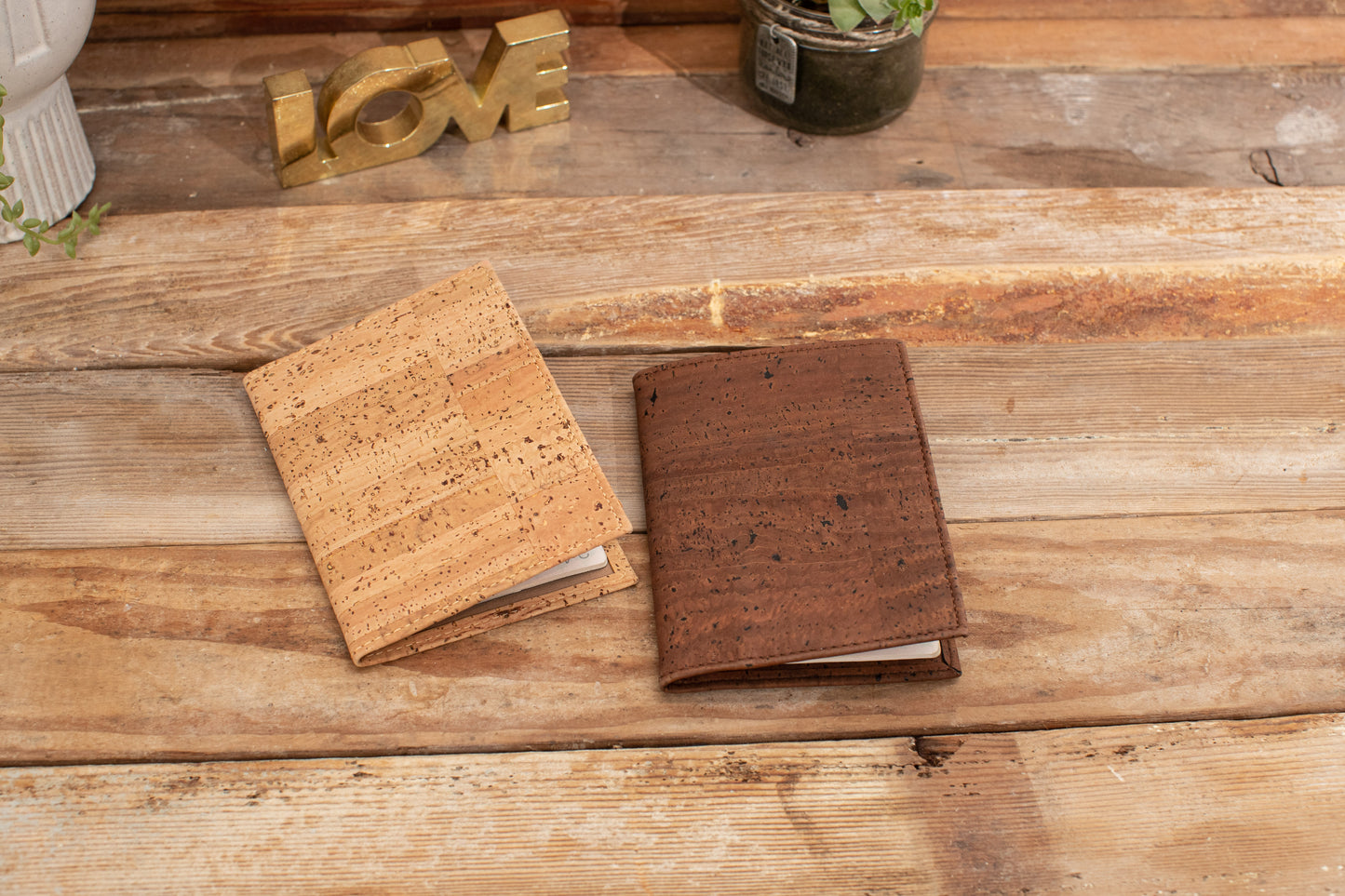Cork passport holder