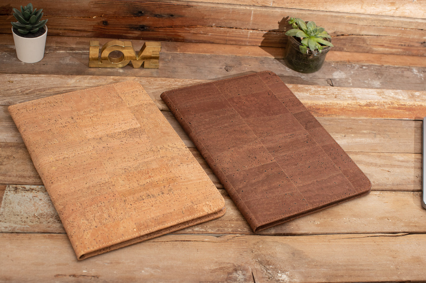 Cork Padfolio with Notepad