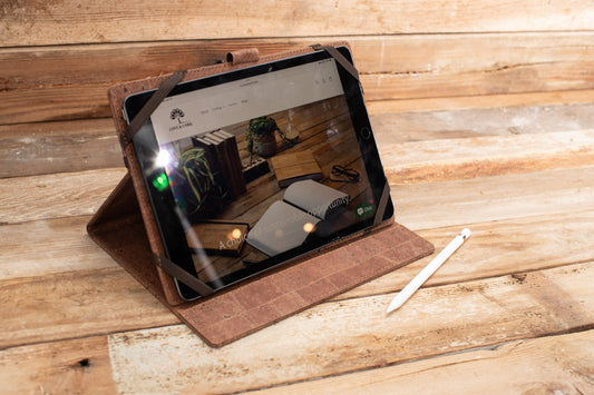 Cork iPad Case | Sustainable Tablet Sleeve | Vegan iPad Cover | Handmade in Portugal+