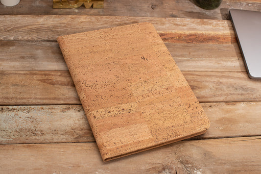 Left handed A4 Padfolio, made in cork