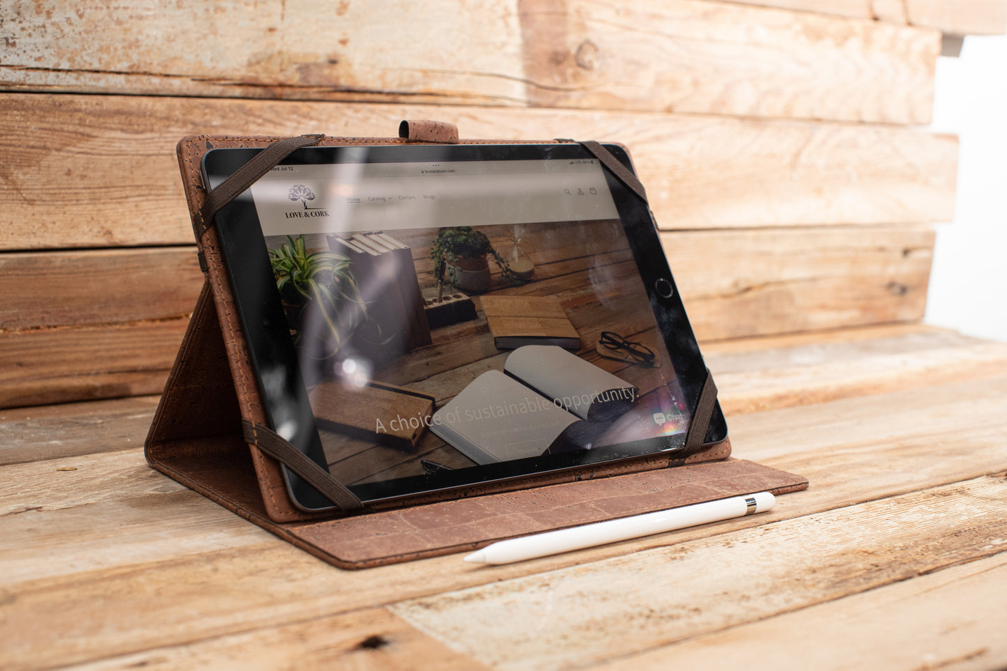 Cork iPad Case | Sustainable Tablet Sleeve | Vegan iPad Cover | Handmade in Portugal+