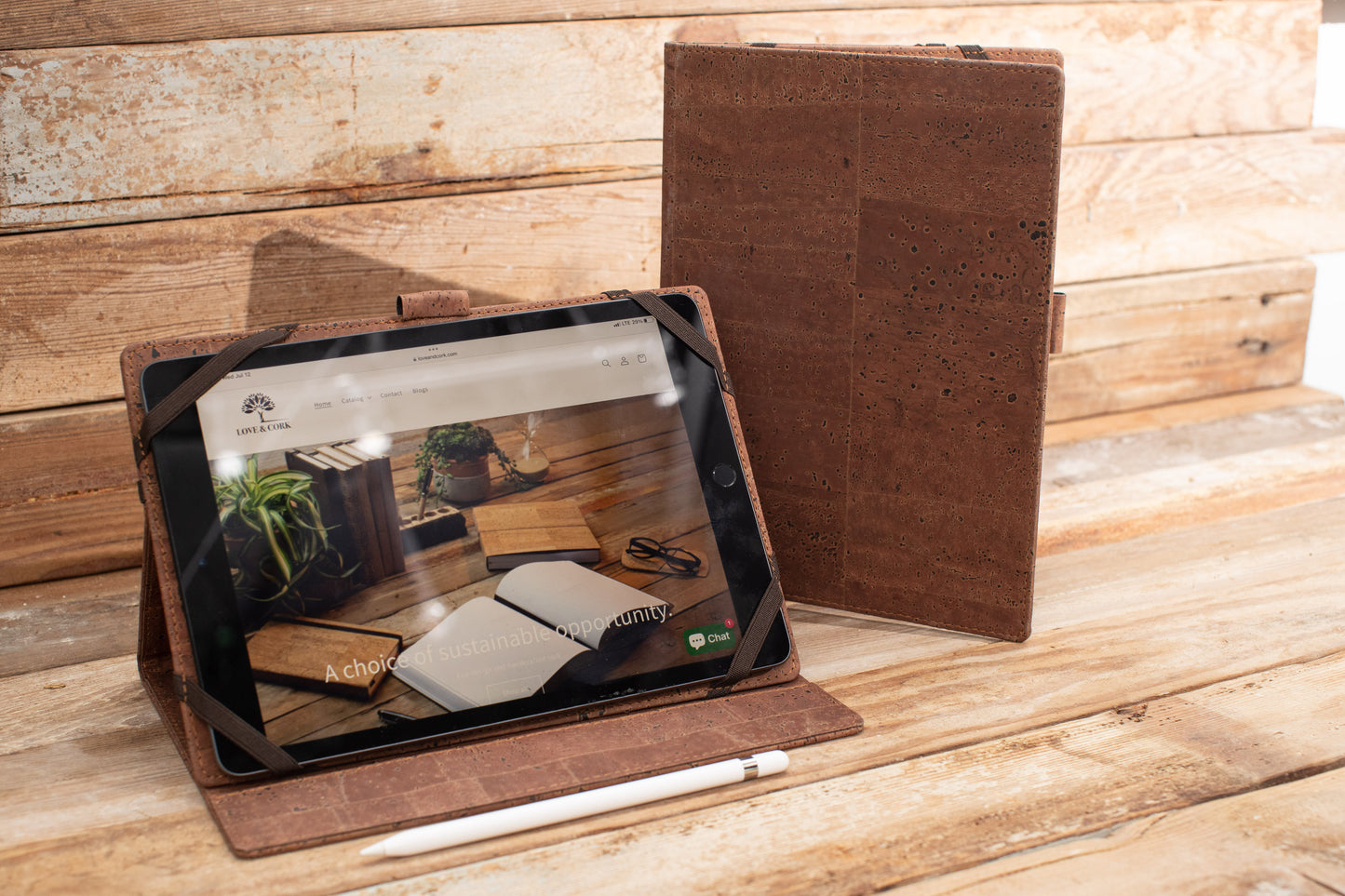 Cork iPad Case | Sustainable Tablet Sleeve | Vegan iPad Cover | Handmade in Portugal+