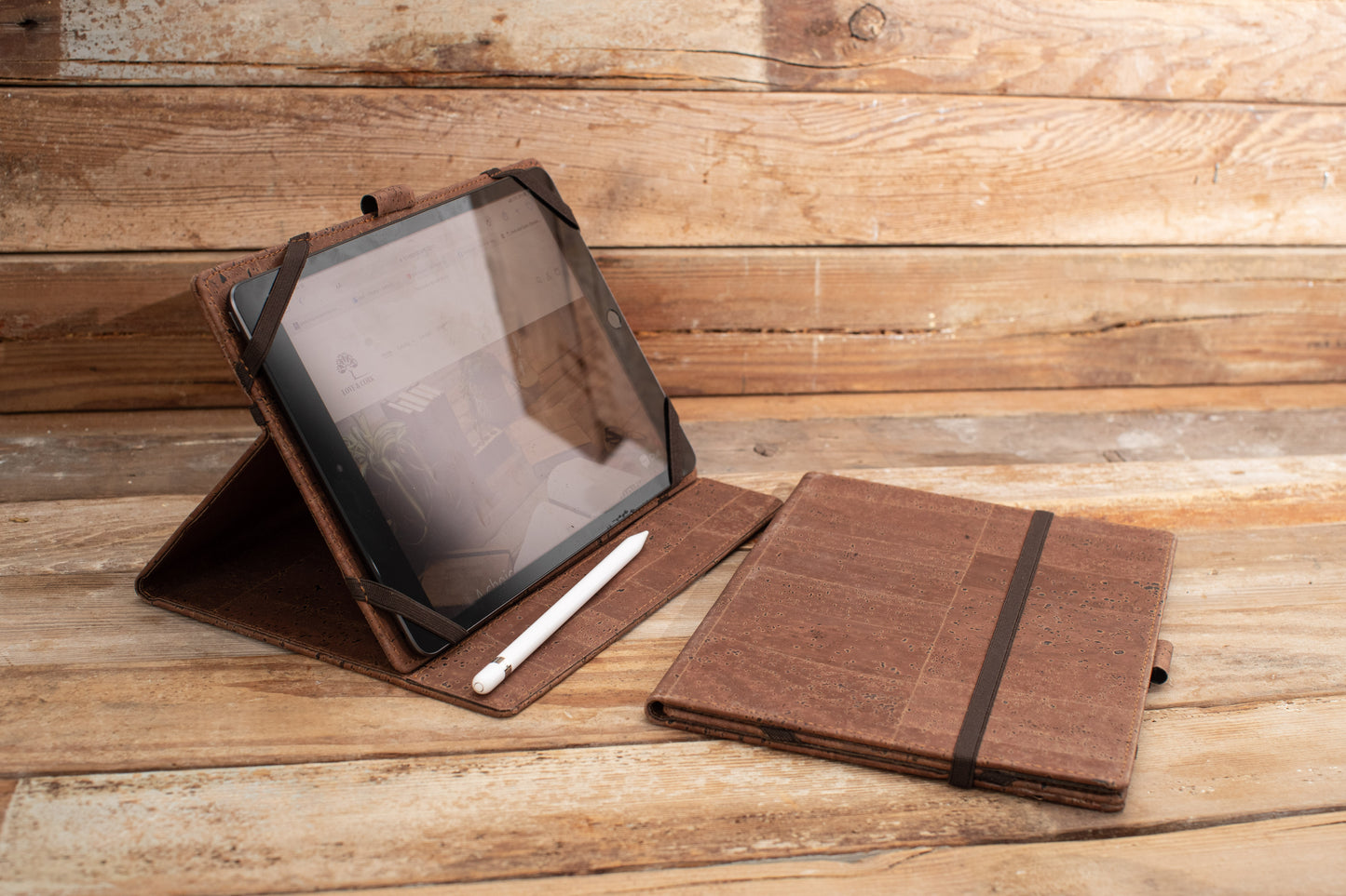 Cork iPad Case | Sustainable Tablet Sleeve | Vegan iPad Cover | Handmade in Portugal+
