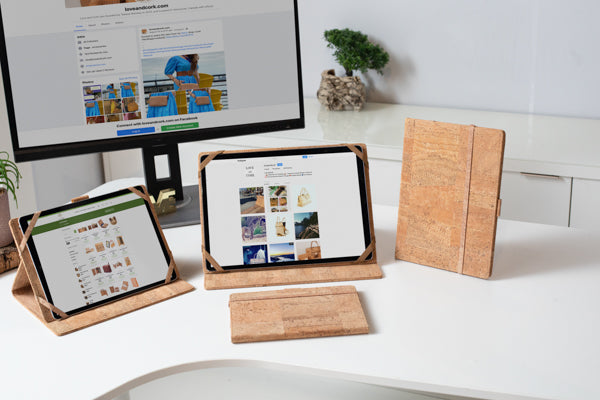 collection of cork case for ipad
