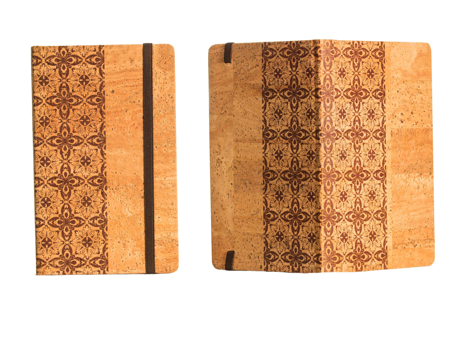 Cork Notebook with patterns