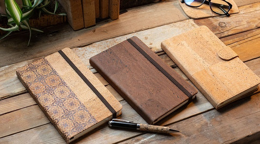 Cork Notebook in 3 Colors