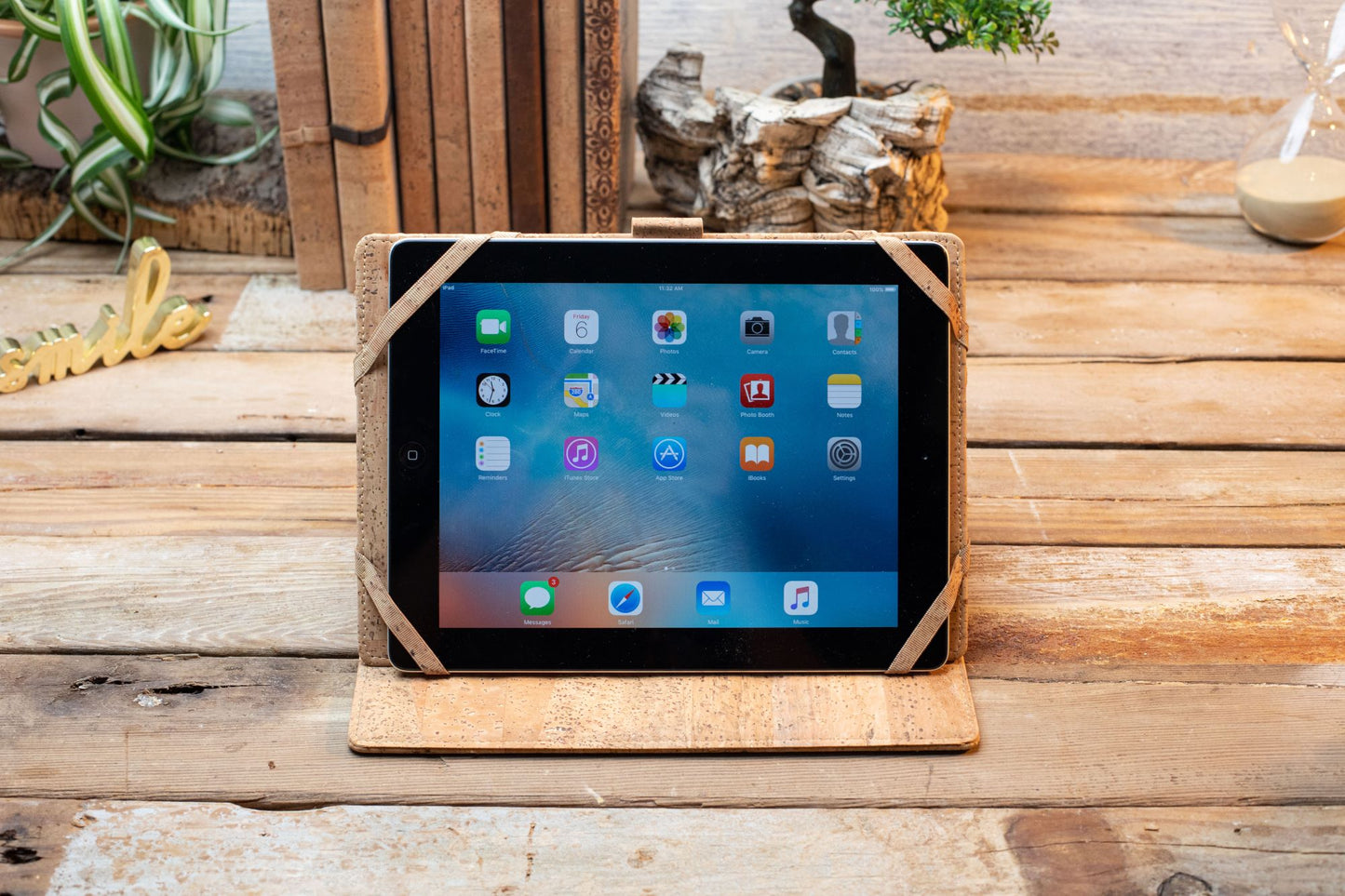 photo of a iPad mini 5/4case, cork case handmade, iPad Mini 5th/4th Generation 7.9
